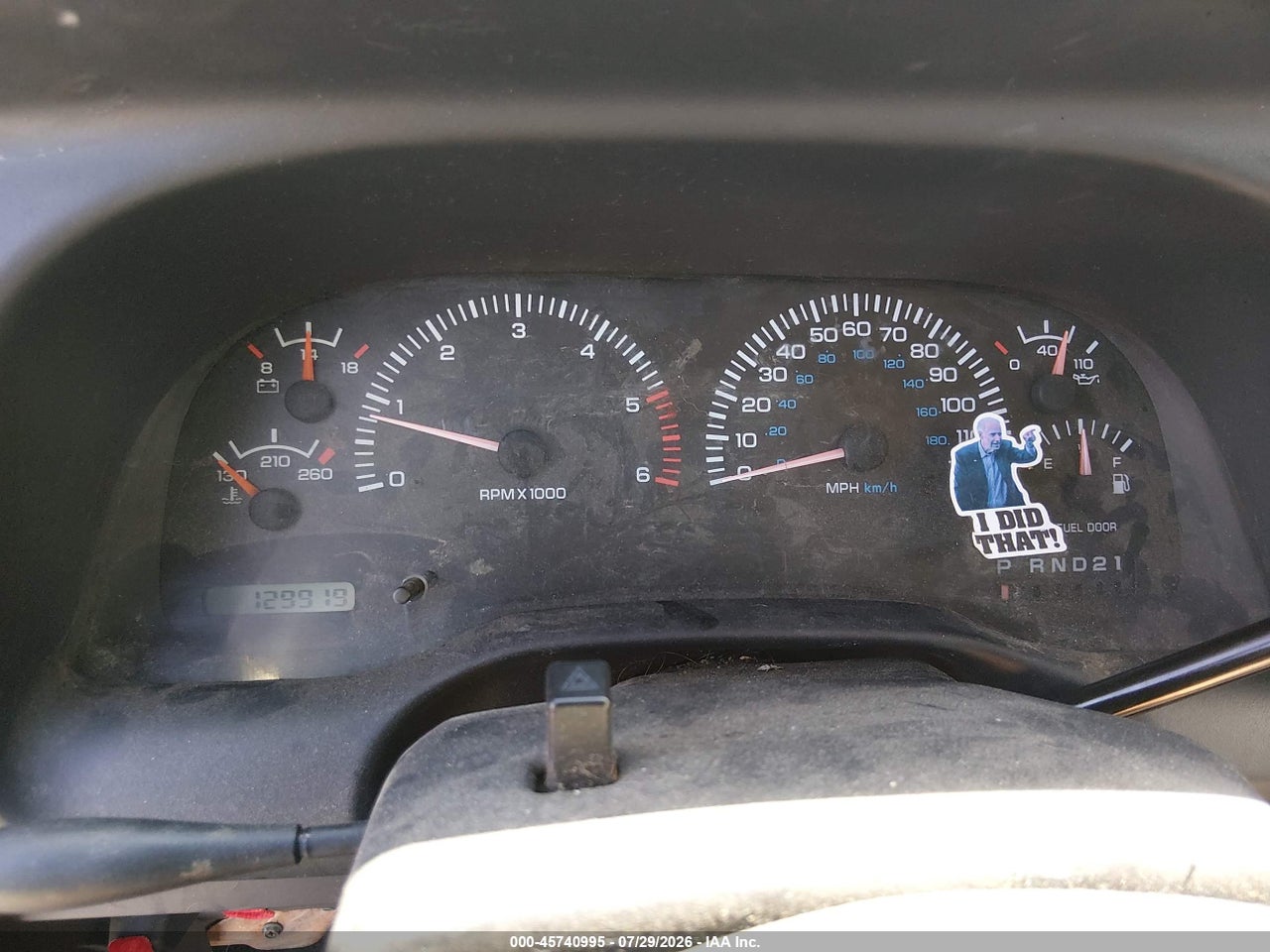 1B7HF13ZXWJ****** · 1998 DODGE RAM 1500 ST · 7/11