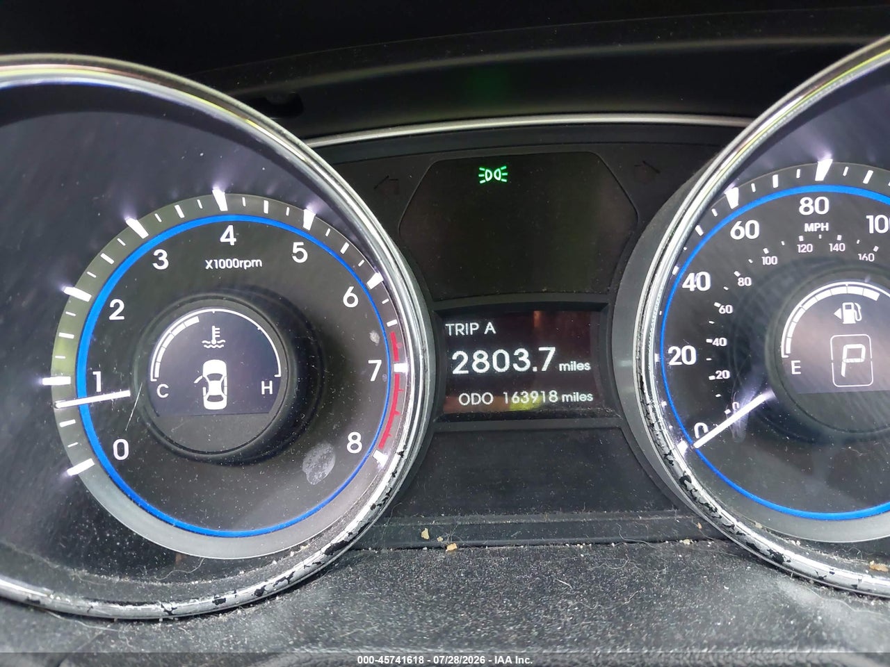 5NPEB4AC1DH****** · 2013 HYUNDAI SONATA GLS · 7/11