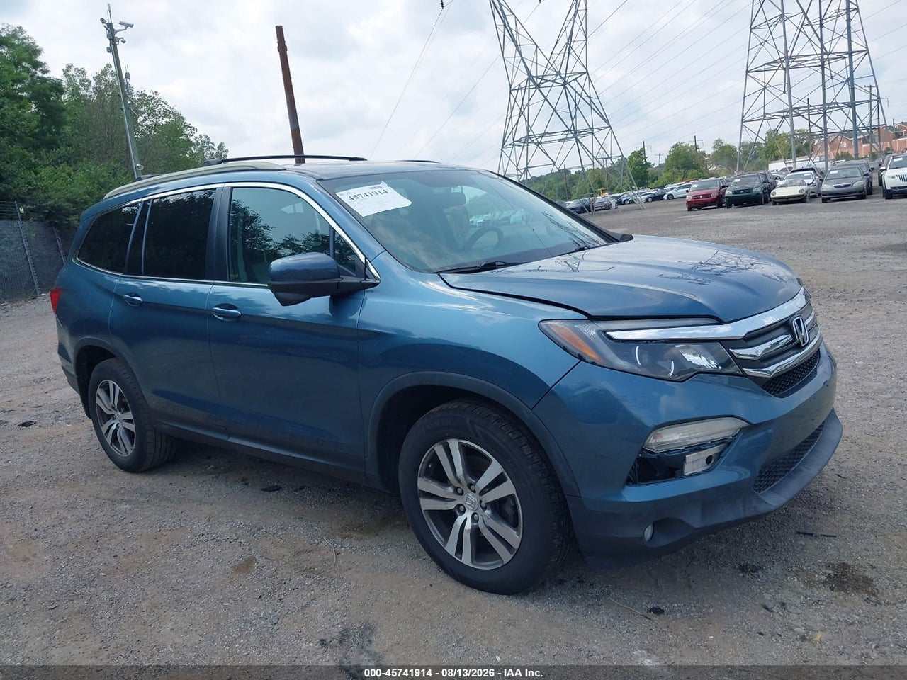 5FNYF6H50GB****** · 2016 HONDA PILOT EX-L