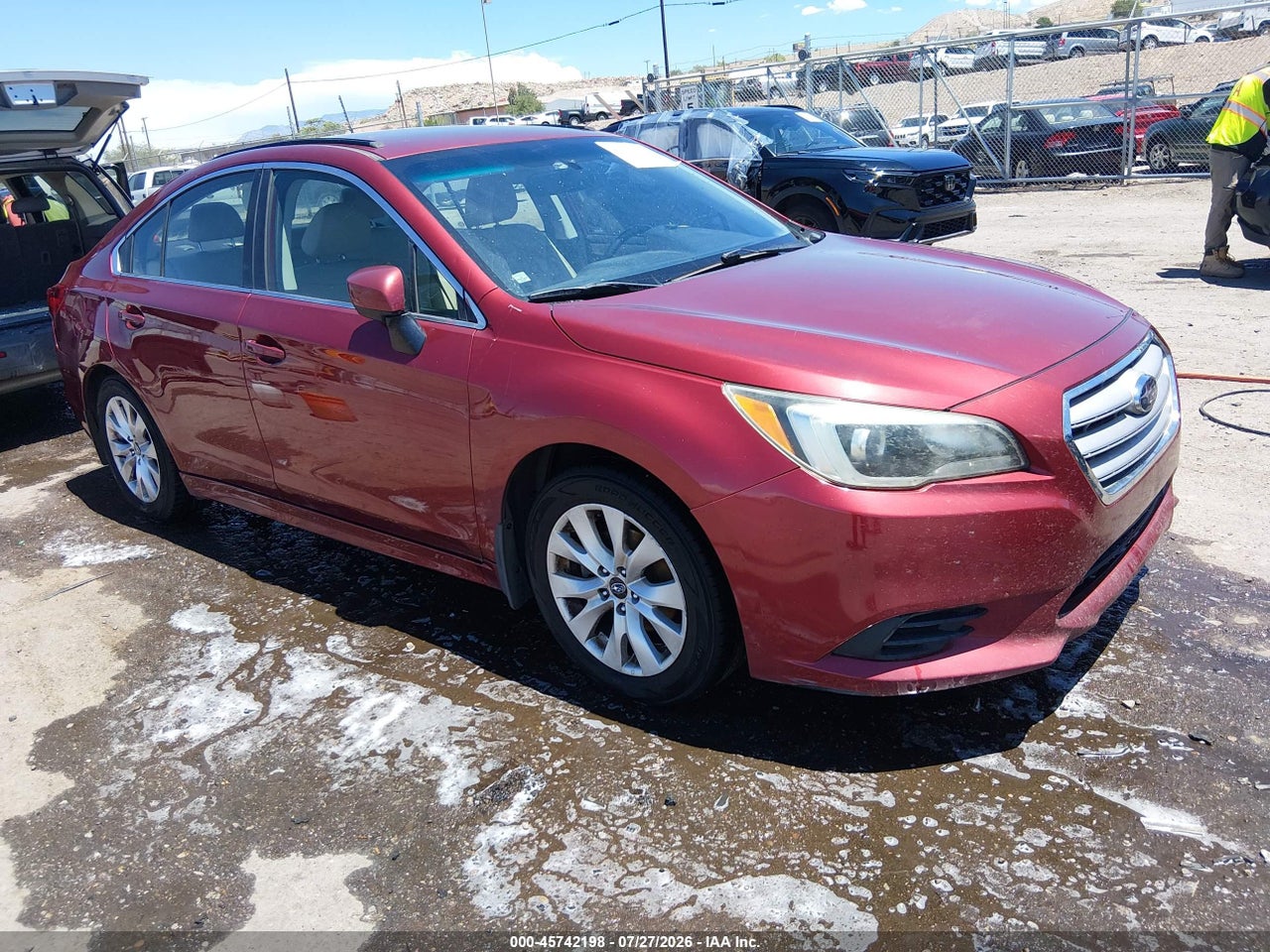 4S3BNBC62F3****** · 2015 SUBARU LEGACY 2.5I PREMIUM