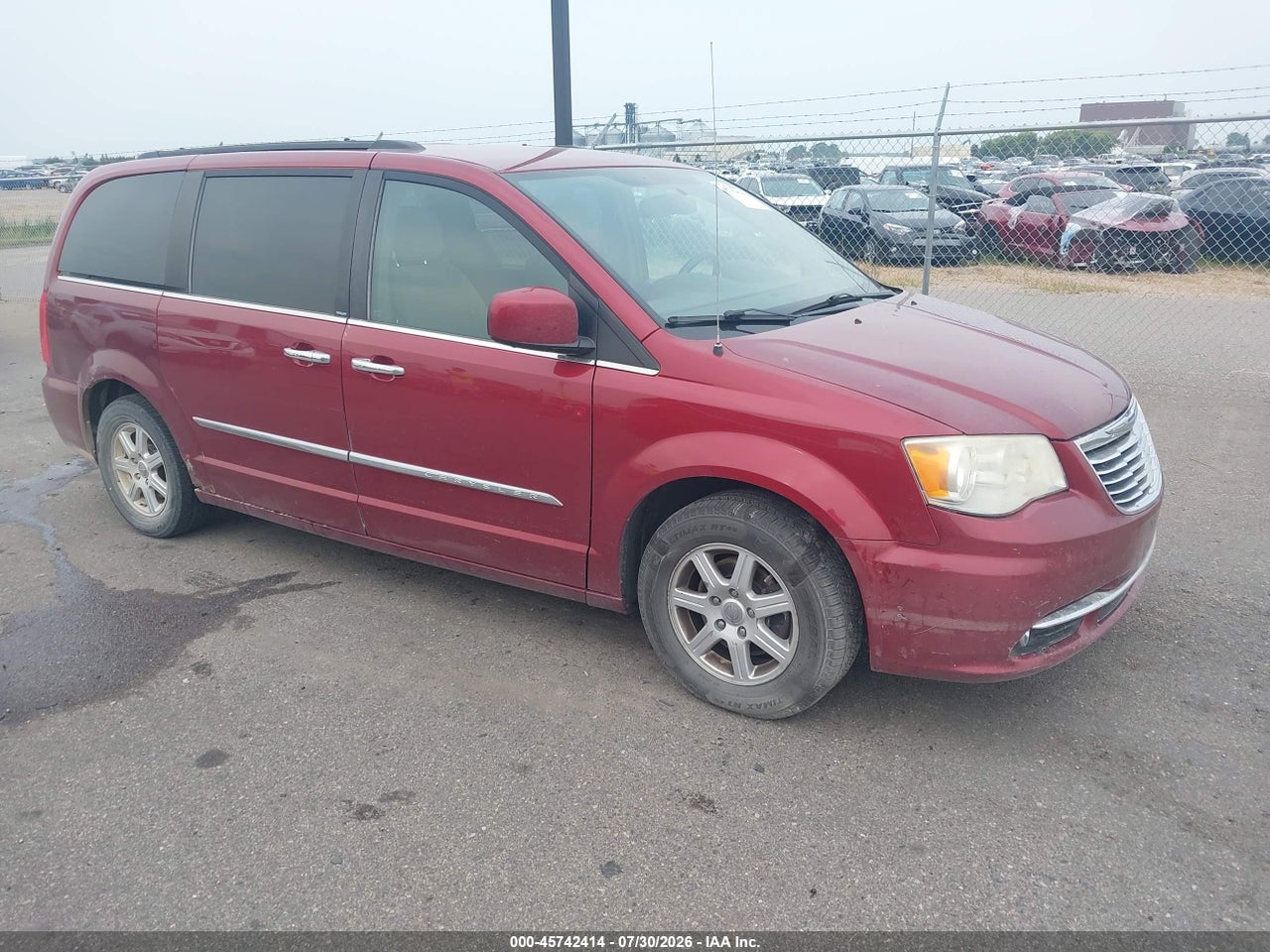 2C4RC1BG0CR****** · 2012 CHRYSLER TOWN &amp; COUNTRY TOURING