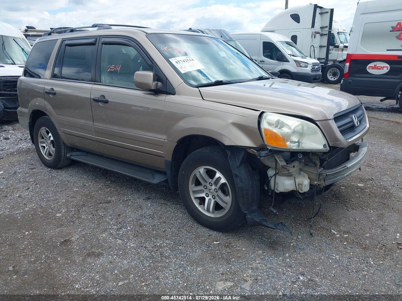 2HKYF18504H****** · 2004 HONDA PILOT EX-L