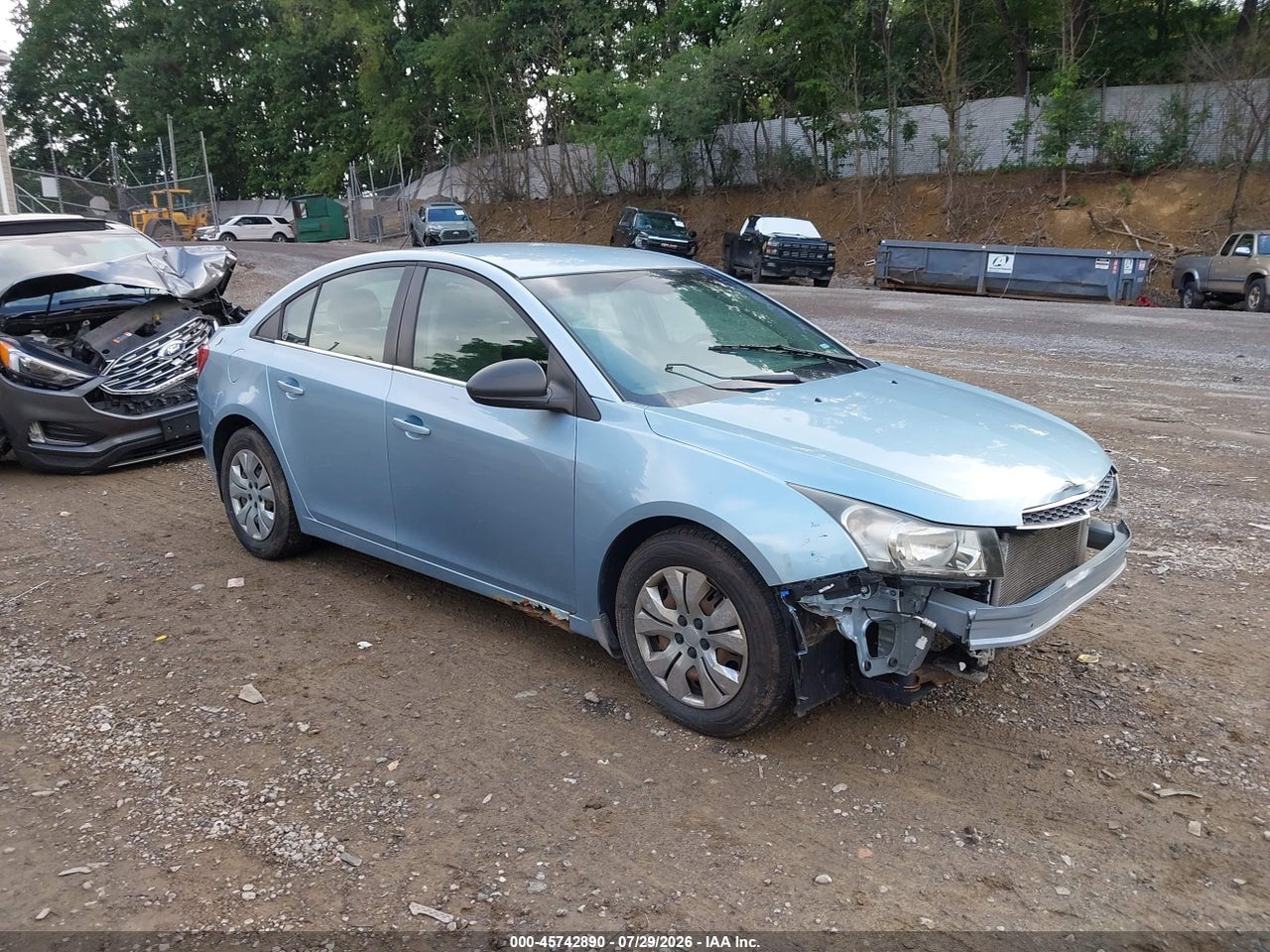 1G1PC5SH2C7****** · 2012 CHEVROLET CRUZE LS