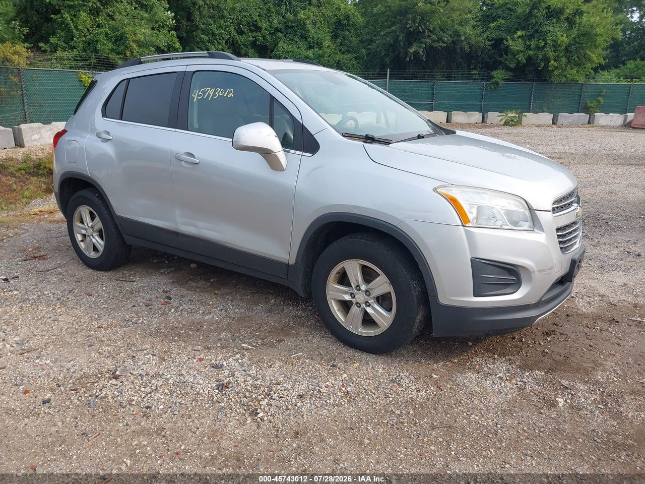 3GNCJPSB2GL****** · 2016 CHEVROLET TRAX LT