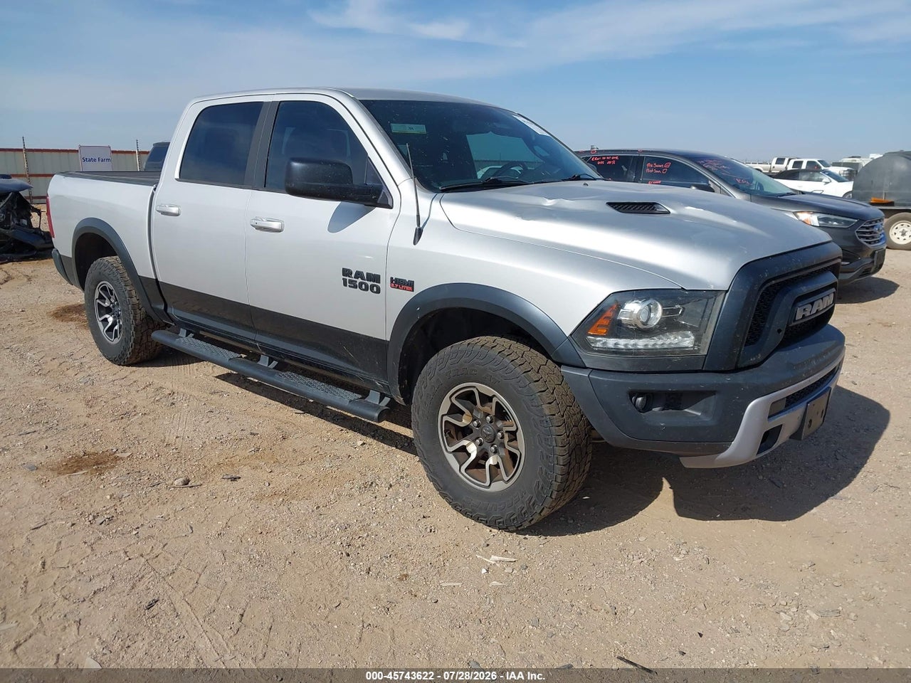 1C6RR7YT9HS****** · 2017 RAM 1500 REBEL  4X4 5'7 BOX