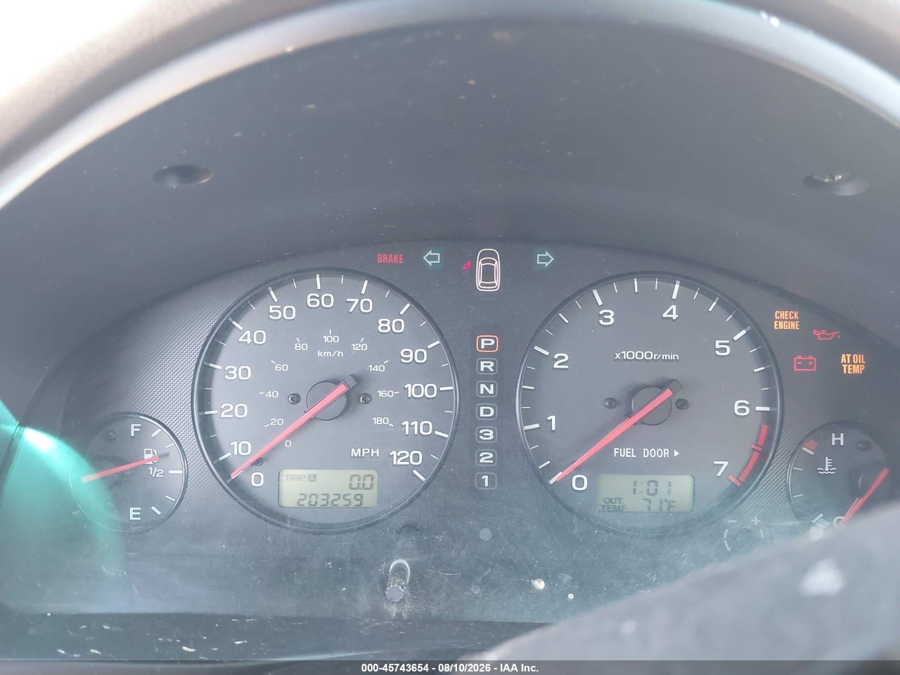 4S3BH665327****** · 2002 SUBARU OUTBACK   · 7/11