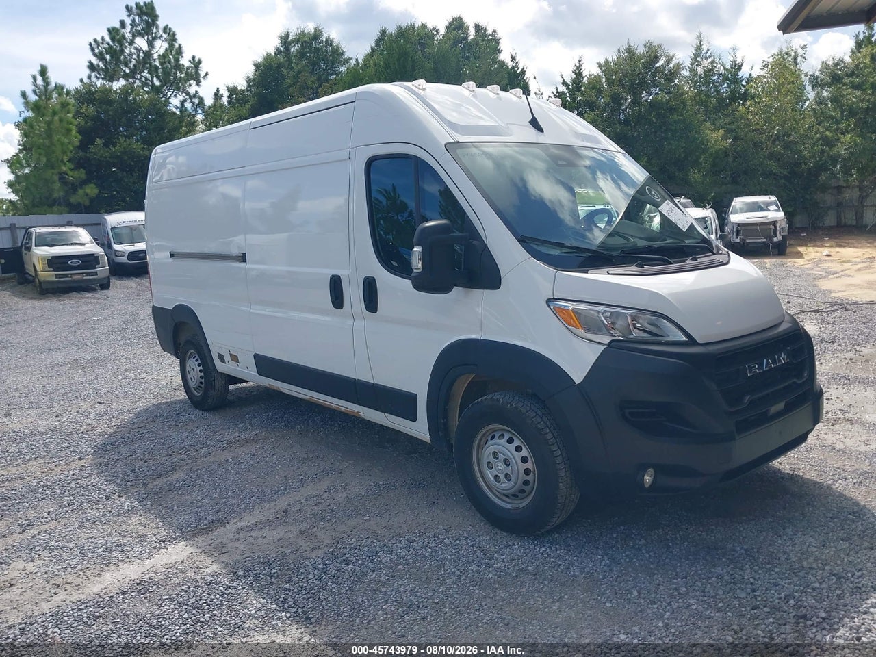 3C6LRVDG0SE****** · 2025 RAM PROMASTER 2500 TRADESMAN HIGH ROOF 159 WB W/PASS SEAT