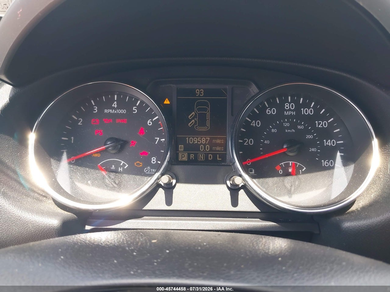 JN8AS5MV5CW****** · 2012 NISSAN ROGUE SV · 7/10