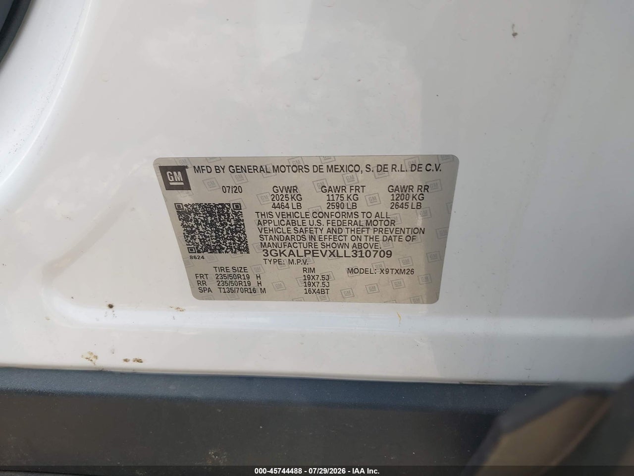 2020 GMC TERRAIN FWD SLT · 9/11