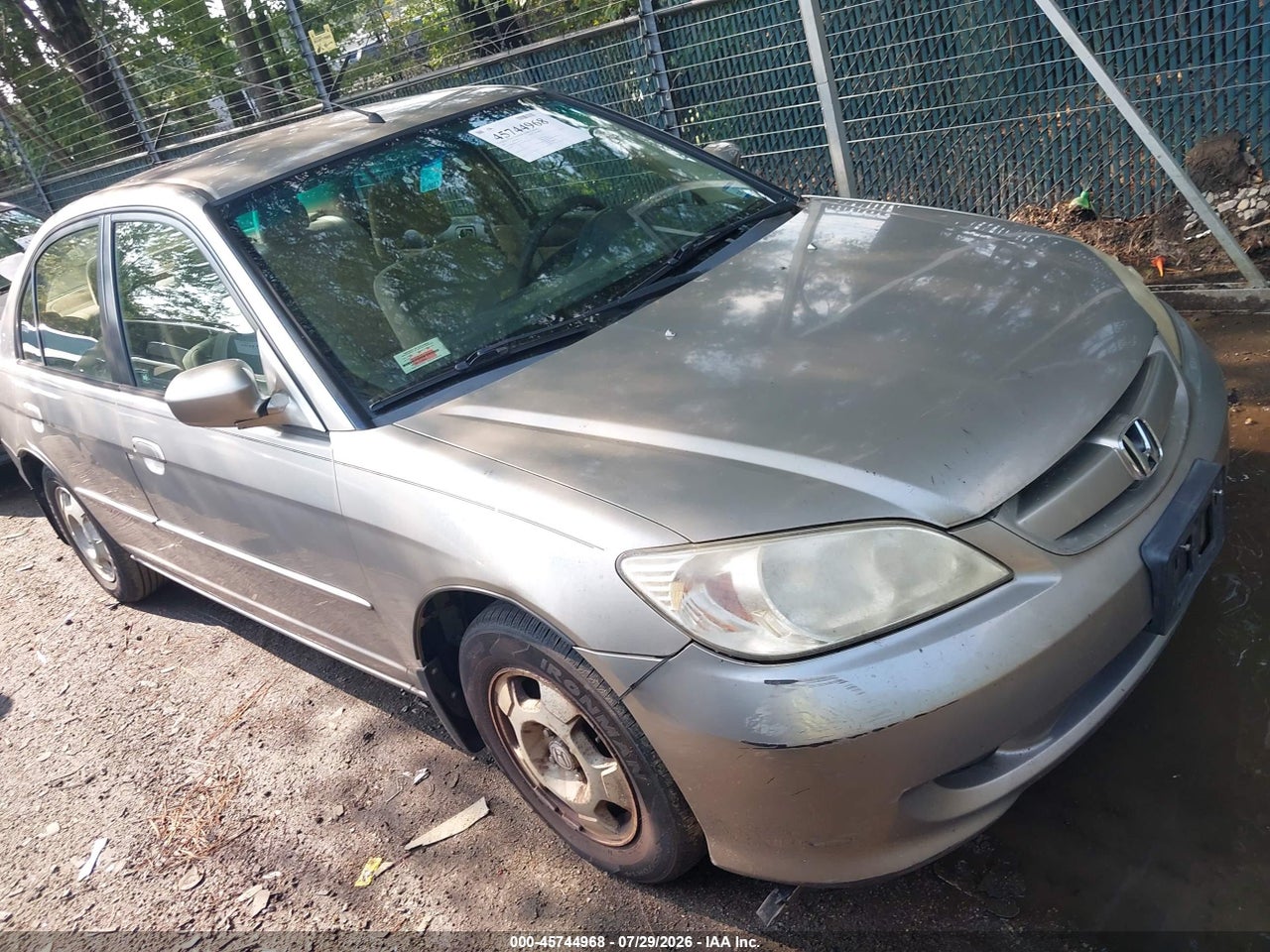 JHMES96615S****** · 2005 HONDA CIVIC HYBRID