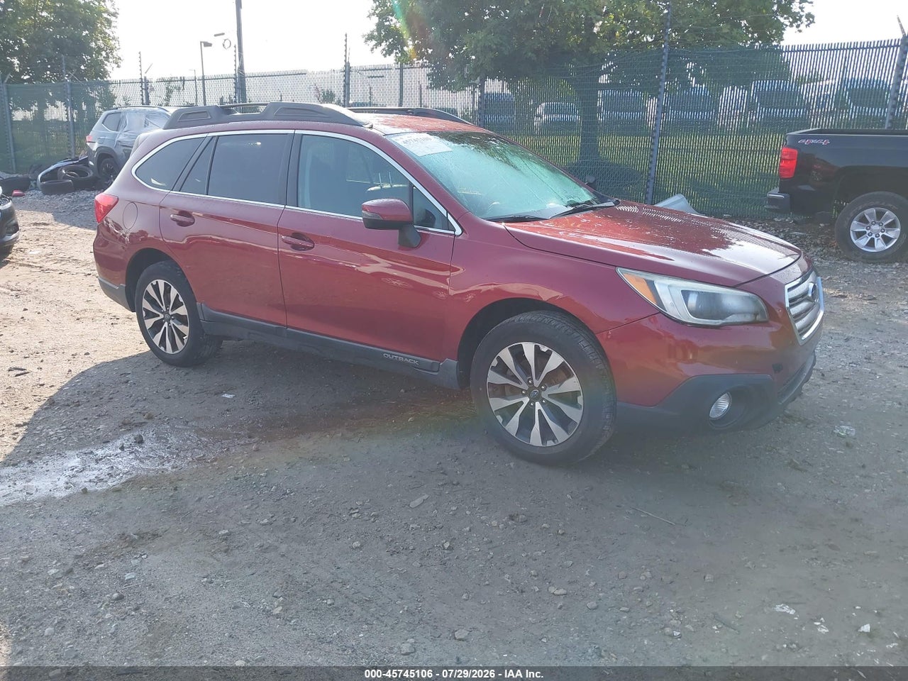 4S4BSAJC4F3****** · 2015 SUBARU OUTBACK 2.5I LIMITED