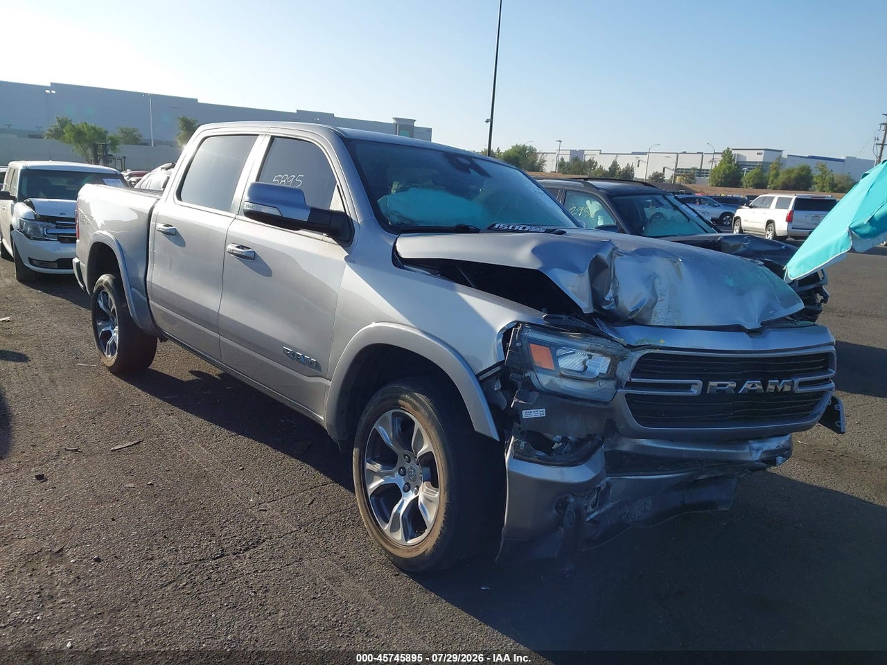 1C6SRFJTXNN****** · 2022 RAM 1500 LARAMIE  4X4 5'7 BOX