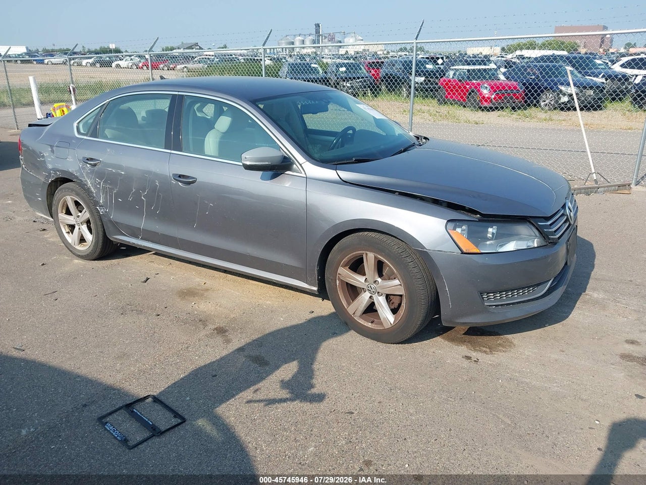 1VWBH7A30CC****** · 2012 VOLKSWAGEN PASSAT 2.5L SE