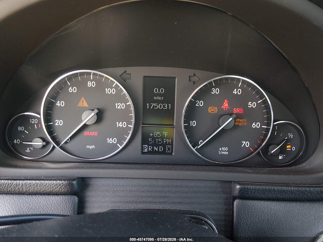 2007 MERCEDES-BENZ C 230 SPORT · 7/11