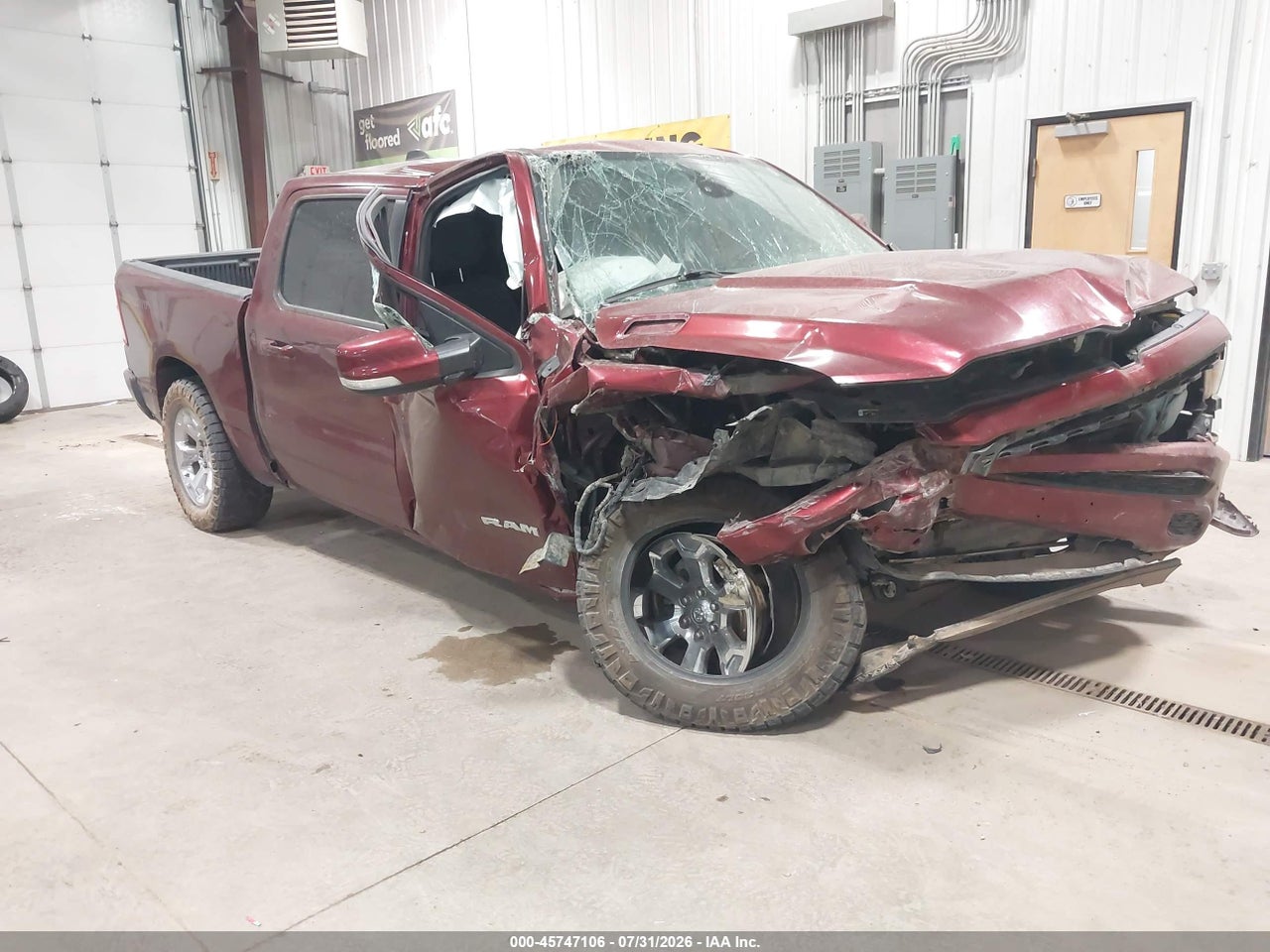 1C6SRFFTXNN****** · 2022 RAM 1500 BIG HORN  4X4 5'7 BOX