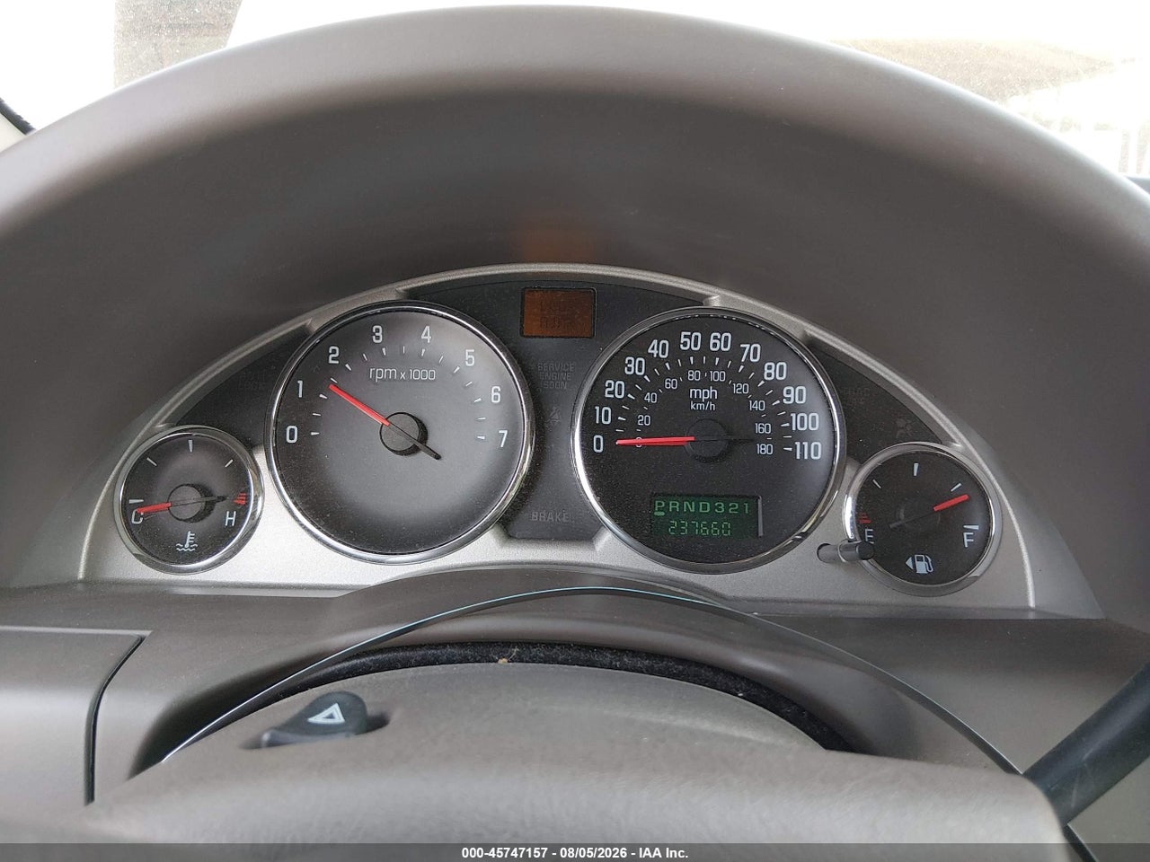 3G5DB03E15S****** · 2005 BUICK RENDEZVOUS CX · 7/11