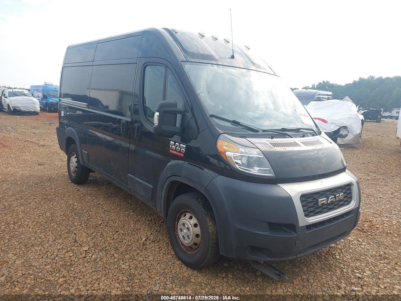 3C6TRVBGXKE****** · 2019 RAM PROMASTER 1500 HIGH ROOF 136 WB