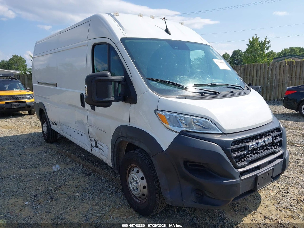 3C6LRVDG8PE****** · 2023 RAM PROMASTER 2500 HIGH ROOF 159 WB