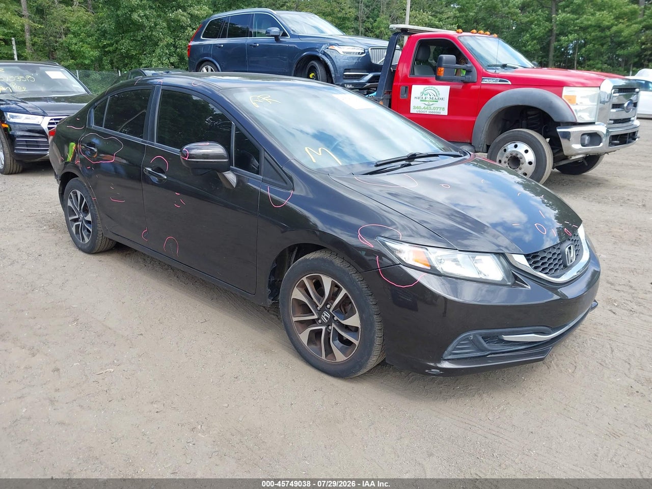 2HGFB2F82EH****** · 2014 HONDA CIVIC EX