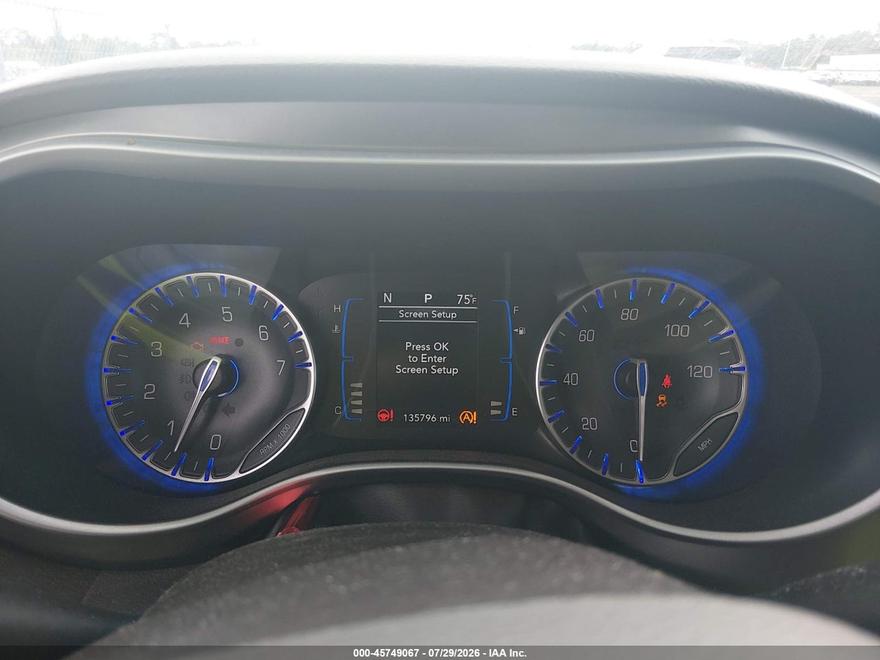 2C4RC1BGXHR****** · 2017 CHRYSLER PACIFICA TOURING-L · 7/11