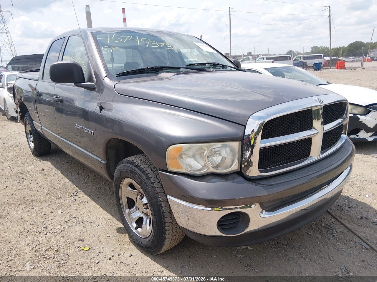 1D7HA18N44J****** · 2004 DODGE RAM 1500 SLT/LARAMIE