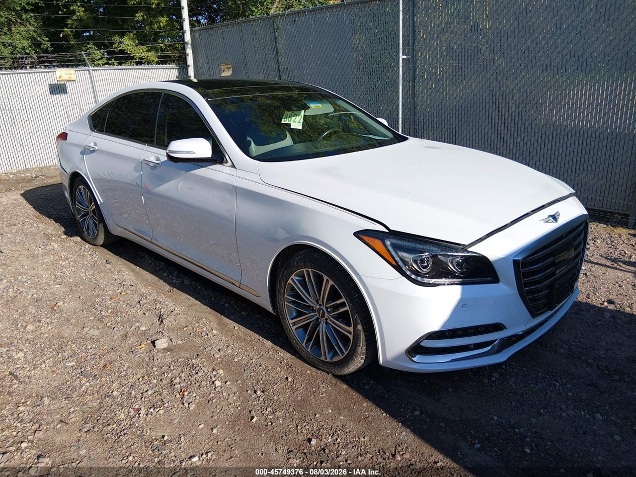 KMHGN4JE6JU****** · 2018 GENESIS G80 3.8