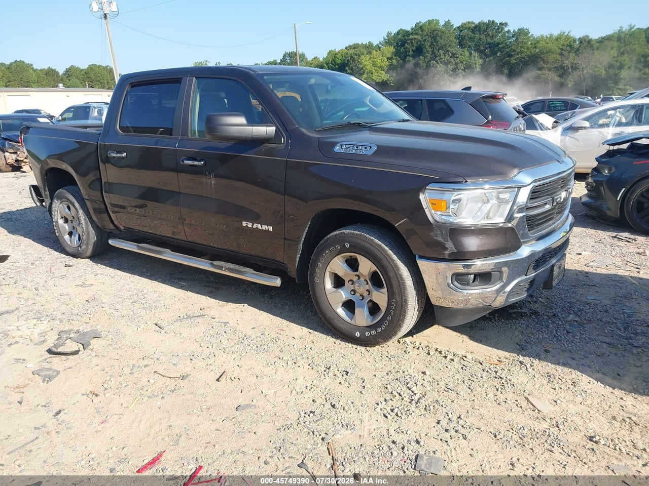1C6SRFFT3KN****** · 2019 RAM 1500 BIG HORN/LONE STAR  4X4 5'7 BOX