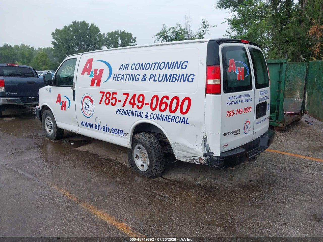 1GTW7FCAXD1****** · 2013 GMC SAVANA 2500 WORK VAN · 3/11