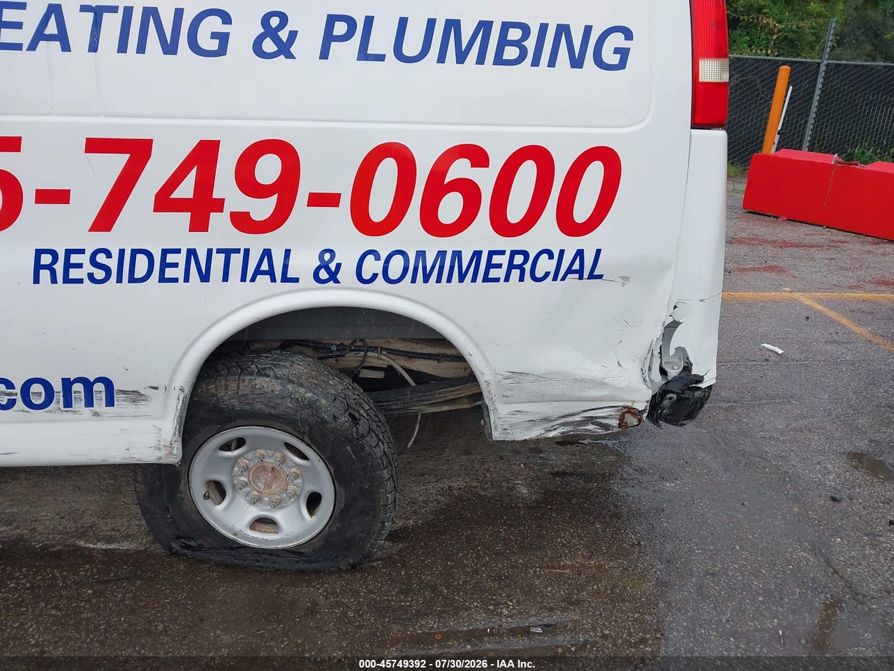 1GTW7FCAXD1****** · 2013 GMC SAVANA 2500 WORK VAN · 6/11