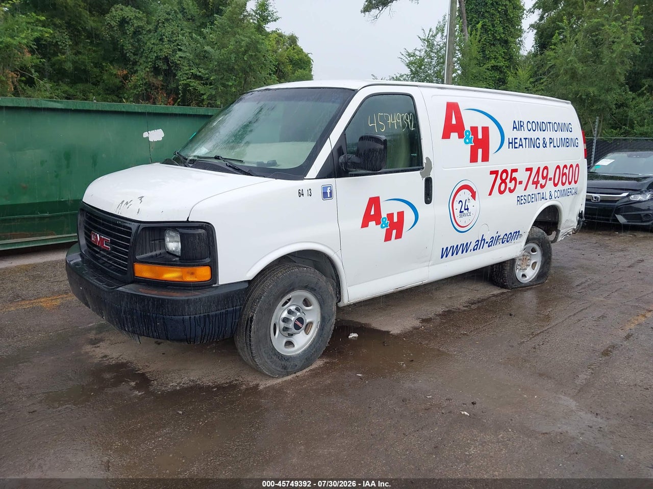 1GTW7FCAXD1****** · 2013 GMC SAVANA 2500 WORK VAN · 2/11