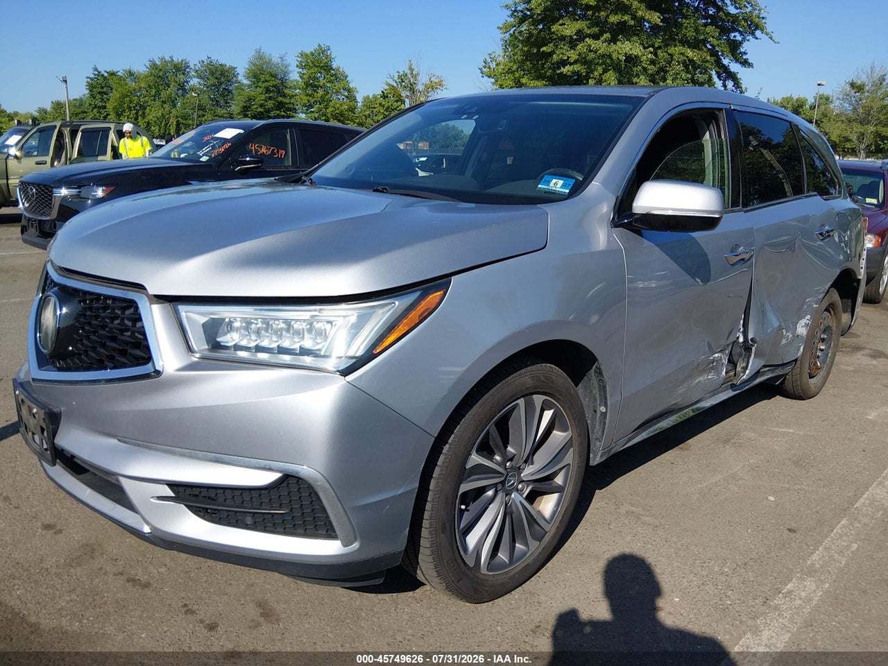 5J8YD4H55JL****** · 2018 ACURA MDX TECHNOLOGY PACKAGE   ACURAWATCH PLUS PKG · 2/11