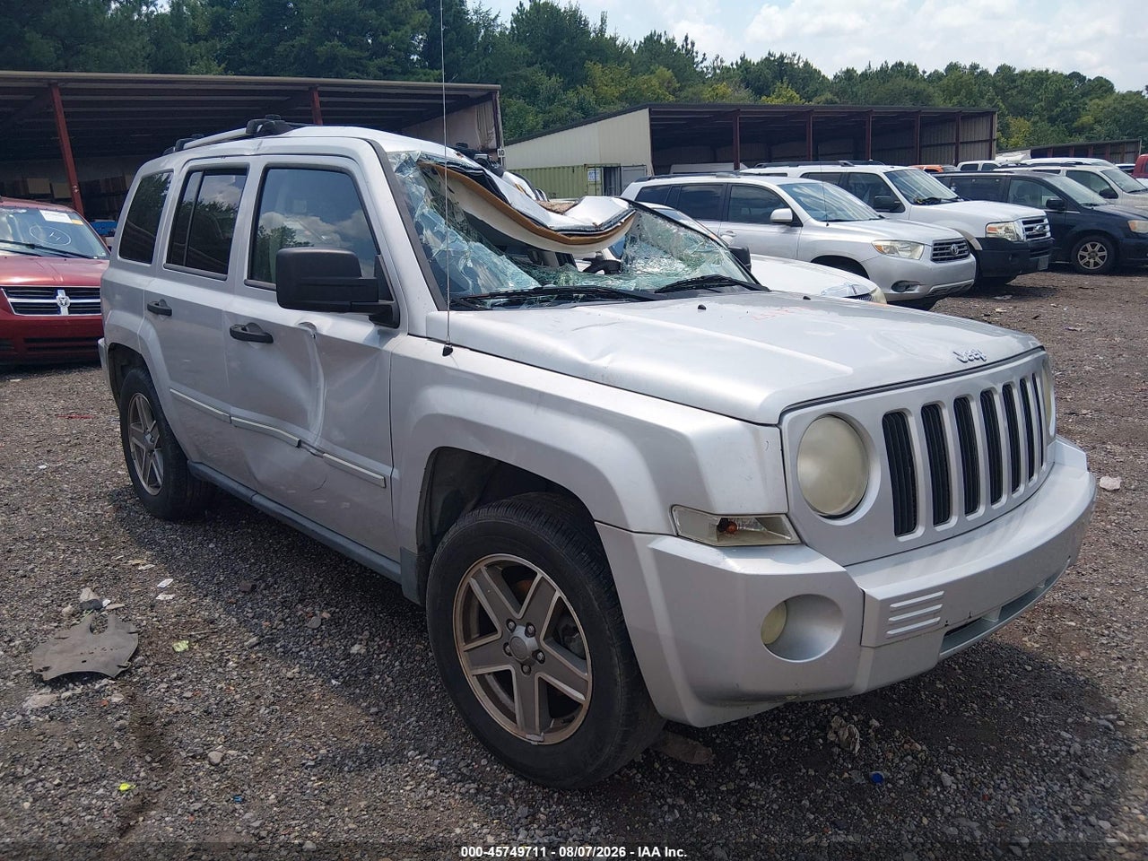 1J8FT48W27D****** · 2007 JEEP PATRIOT LIMITED