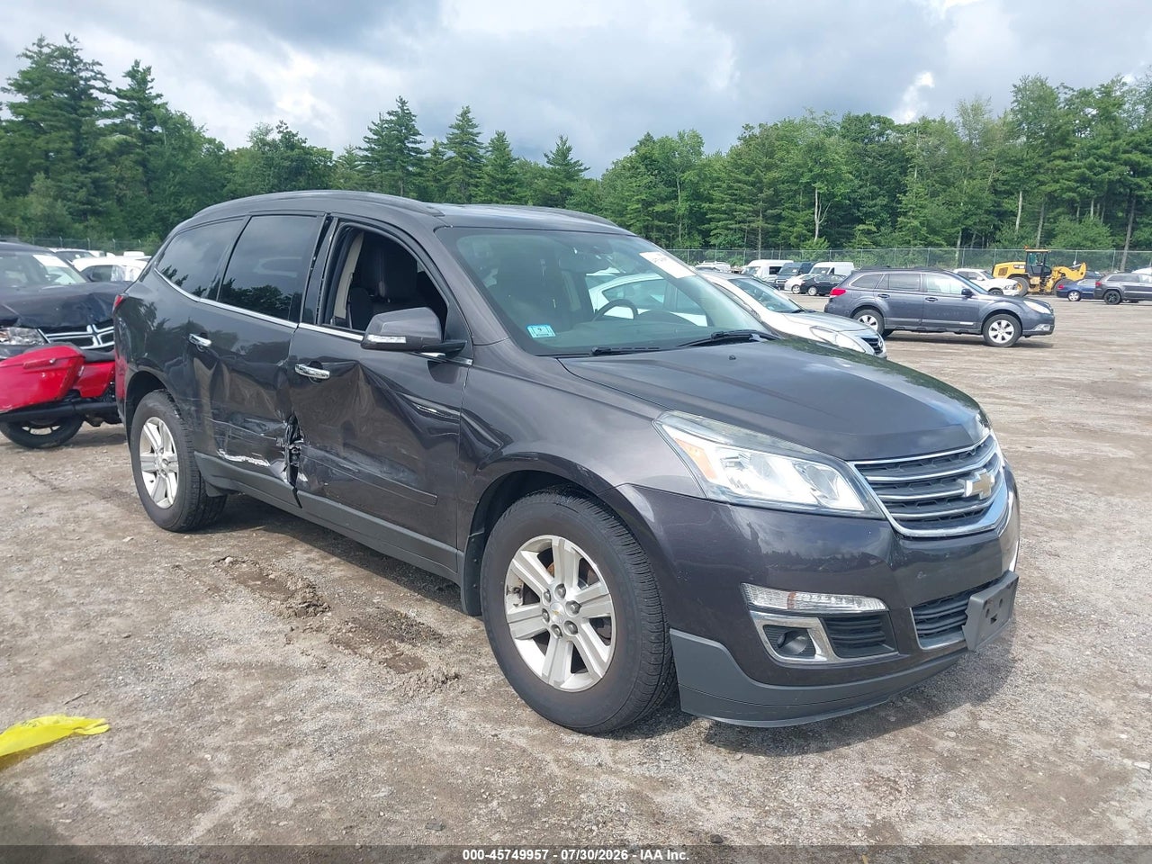 1GNKVGKD7DJ****** · 2013 CHEVROLET TRAVERSE LT