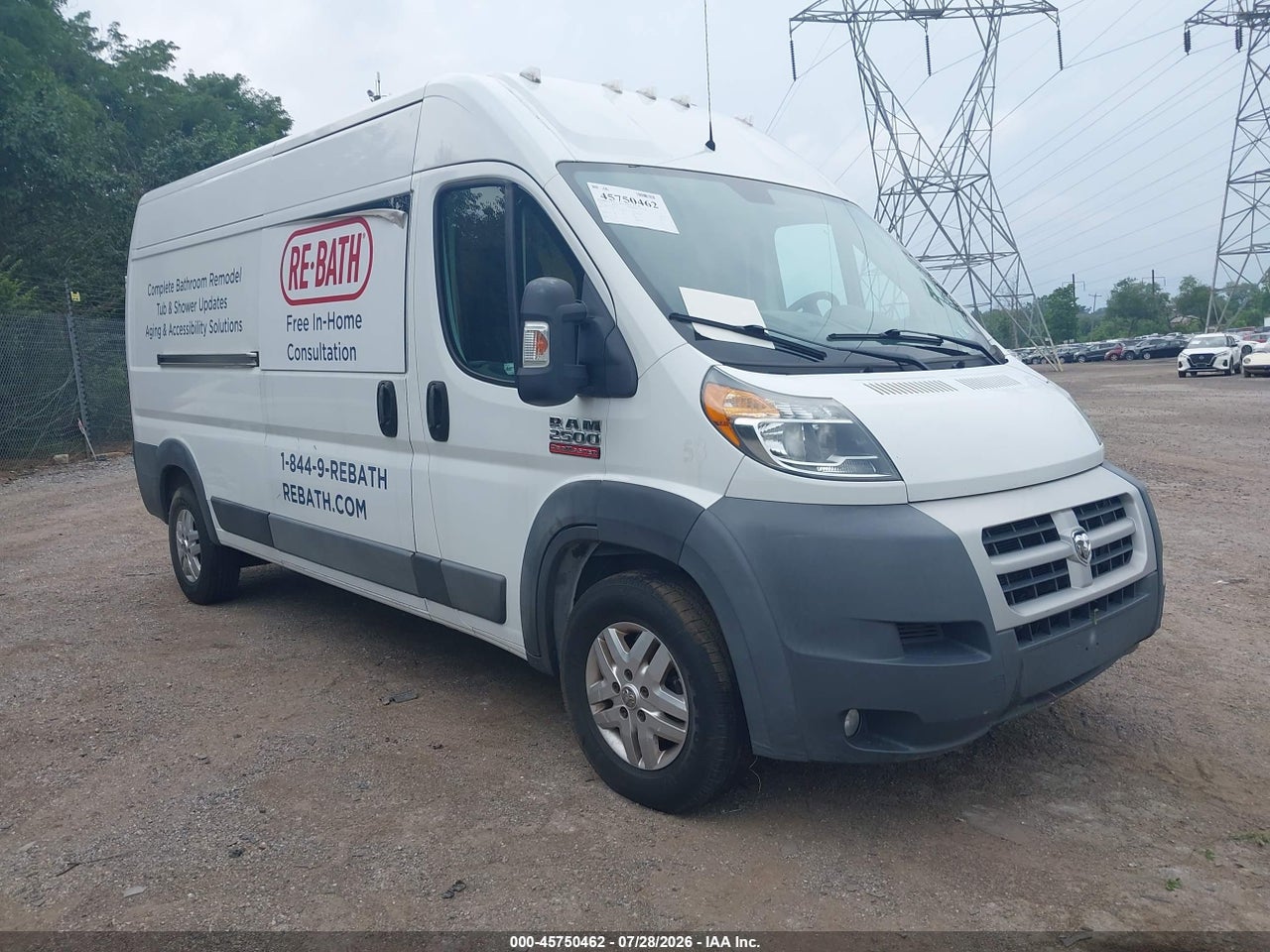 3C6TRVDG0EE****** · 2014 RAM PROMASTER 2500 HIGH ROOF