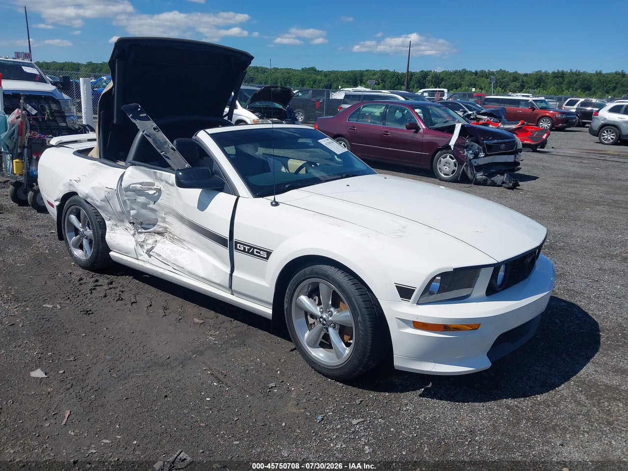 1ZVHT85H275****** · 2007 FORD MUSTANG GT