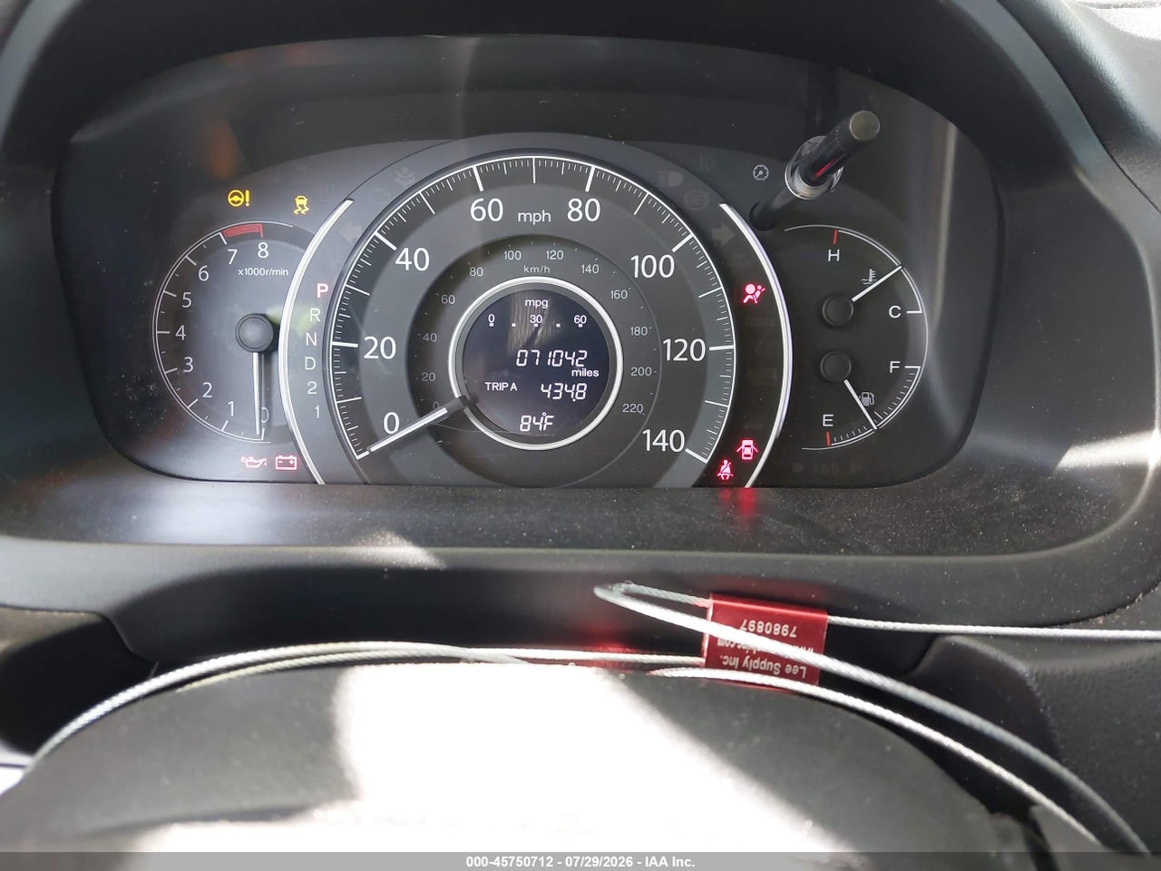 5J6RM4H56EL****** · 2014 HONDA CR-V EX · 7/11