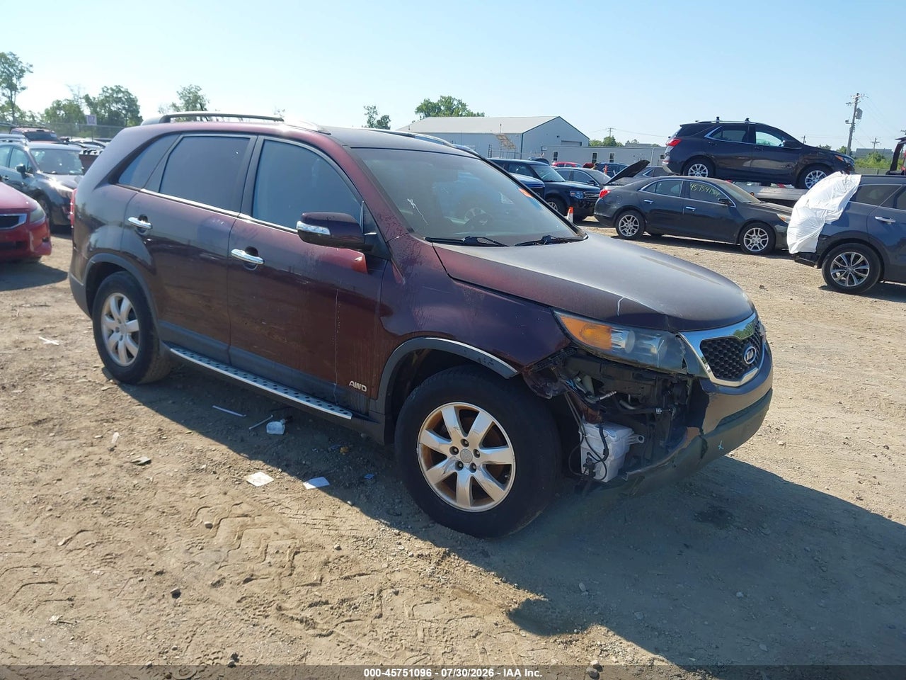 5XYKTDA6XCG****** · 2012 KIA SORENTO LX