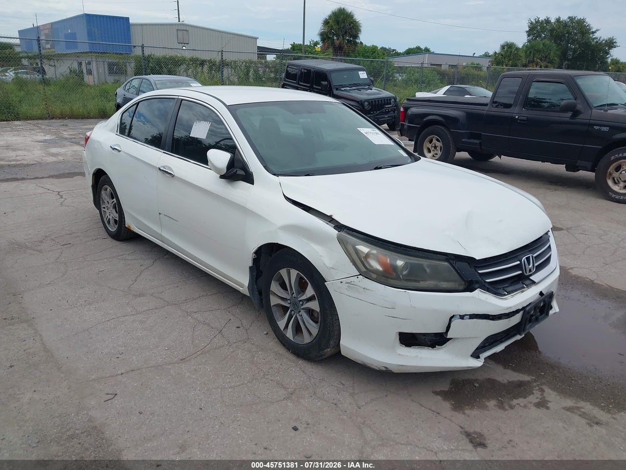 1HGCR2F30DA****** · 2013 HONDA ACCORD LX