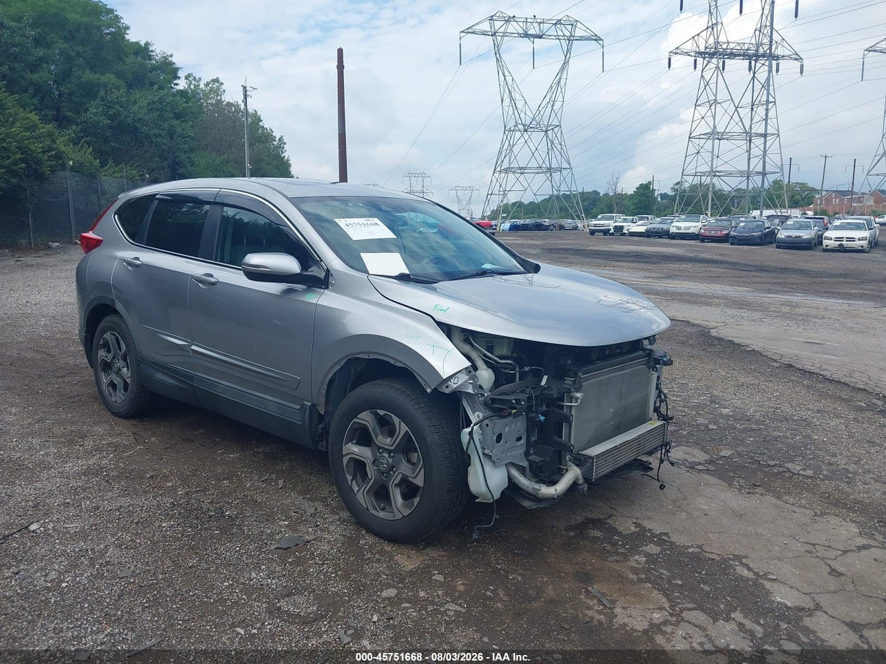 JHLRW2H83KX****** · 2019 HONDA CR-V EX-L
