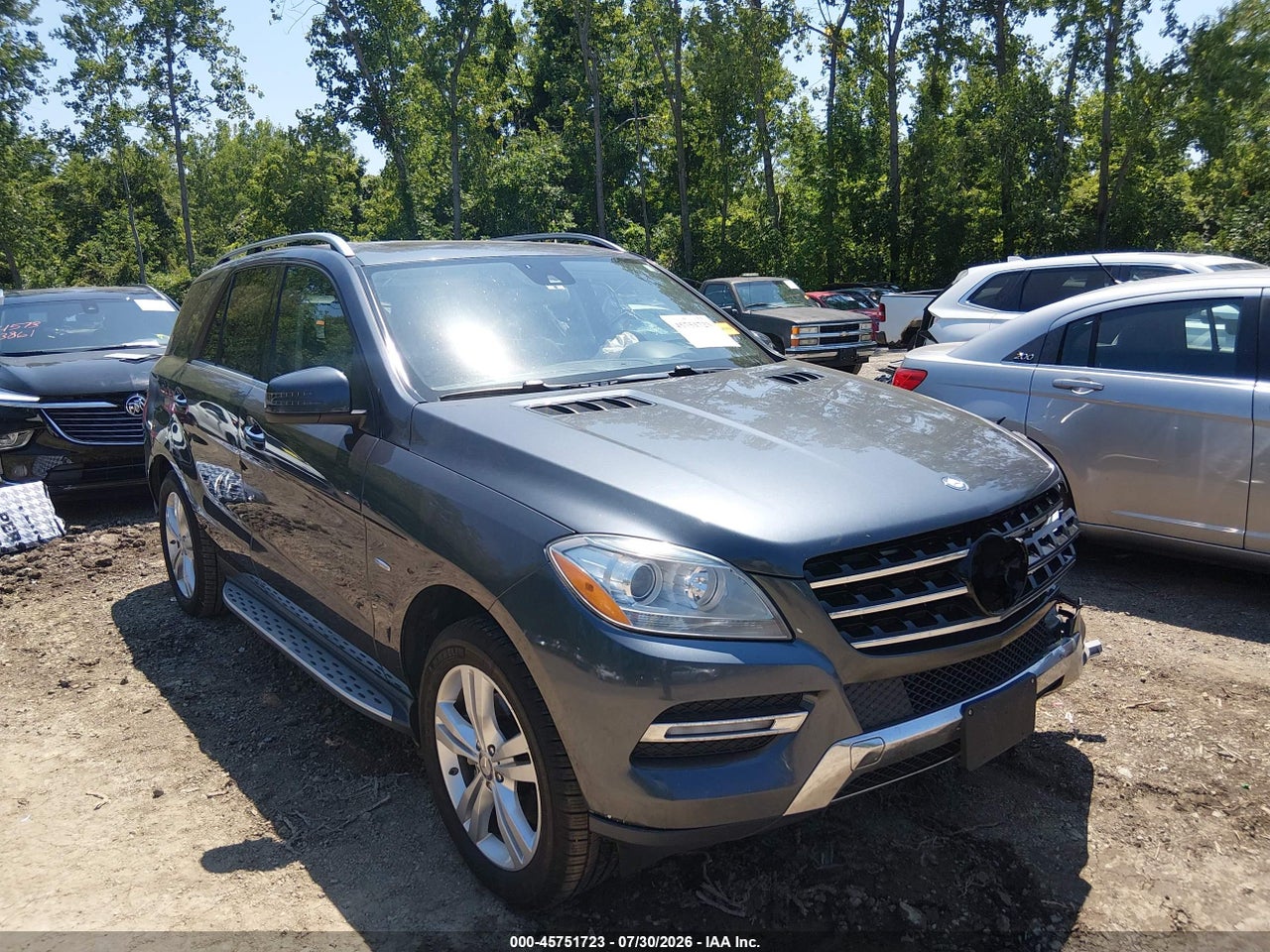 4JGDA5HB8CA****** · 2012 MERCEDES-BENZ ML 350 4MATIC