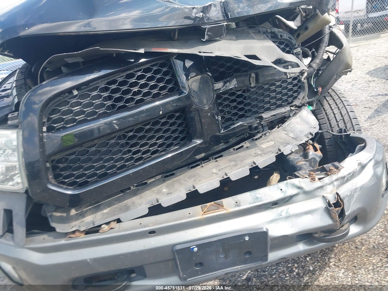 1C6RR7GT5DS****** · 2013 RAM 1500 OUTDOORSMAN · 6/11