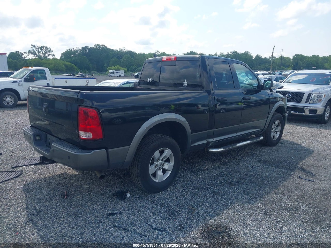 1C6RR7GT5DS****** · 2013 RAM 1500 OUTDOORSMAN · 4/11