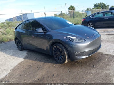 7SAYGDEF3NF****** · 2022 TESLA MODEL Y PERFORMANCE DUAL MOTOR ALL-WHEEL DRIVE
