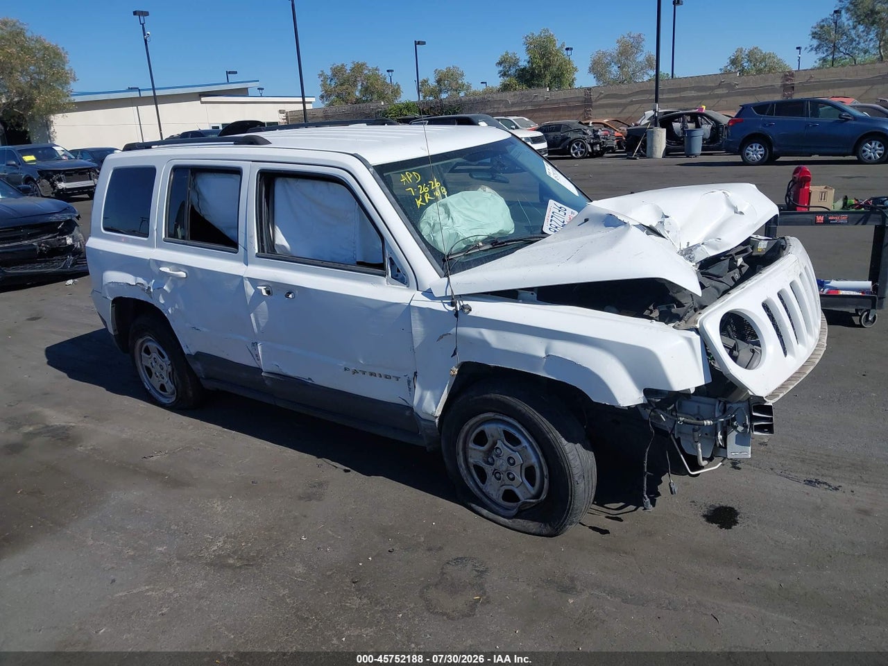 1C4NJPBA9CD****** · 2012 JEEP PATRIOT SPORT