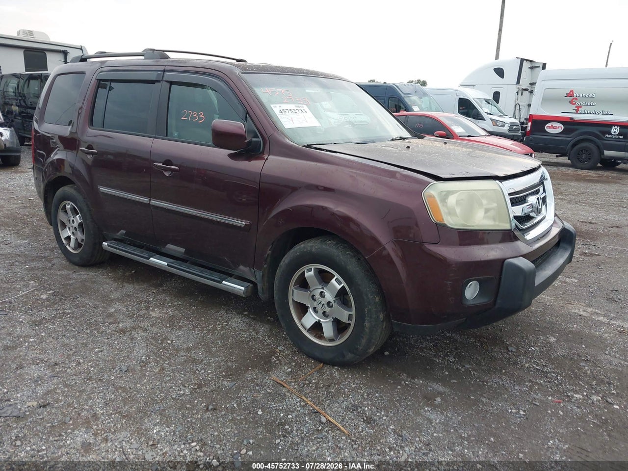 5FNYF4H92AB****** · 2010 HONDA PILOT TOURING