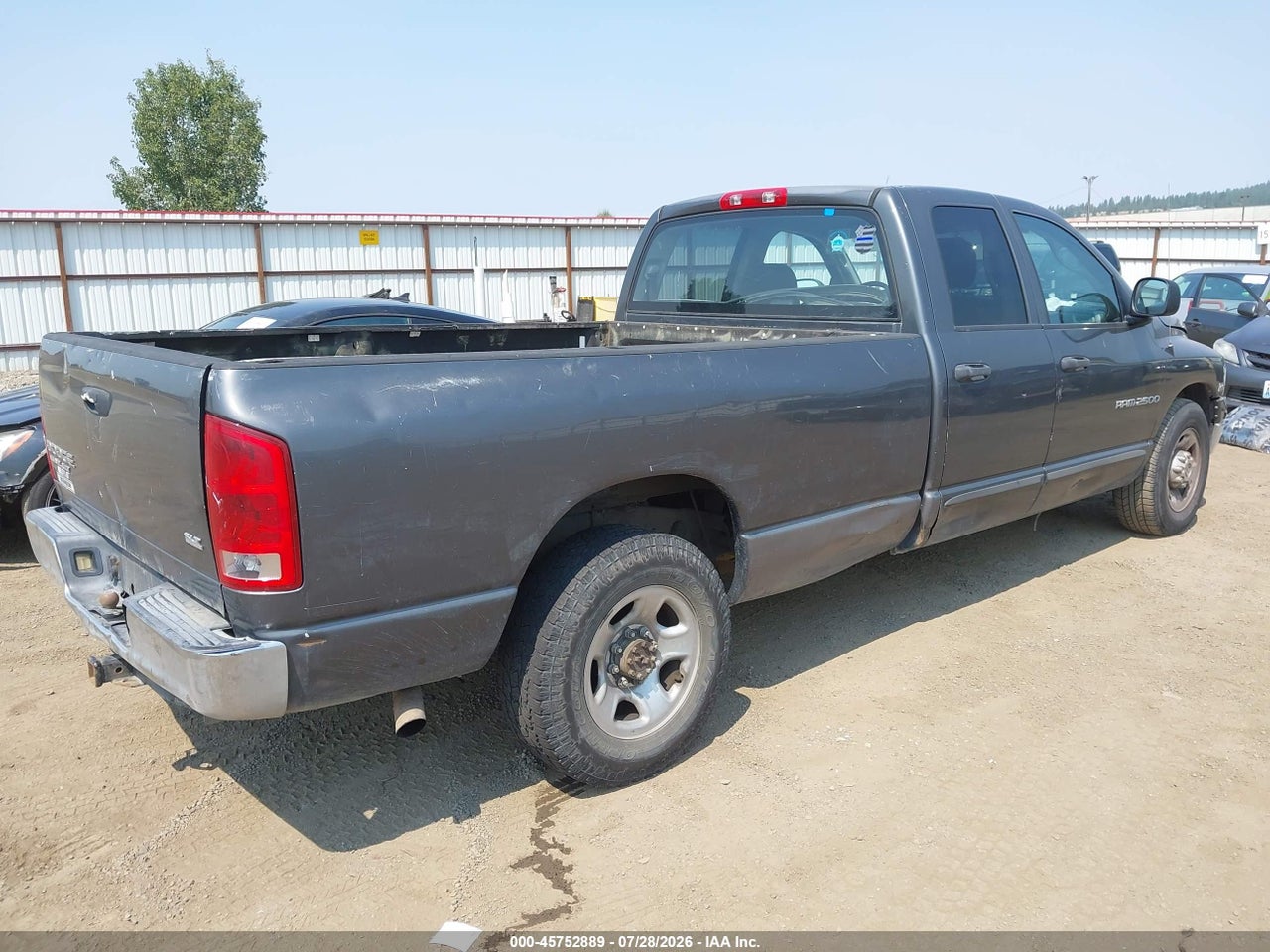 3D7KA28D03G****** · 2003 DODGE RAM 2500 SLT/LARAMIE/ST · 4/11