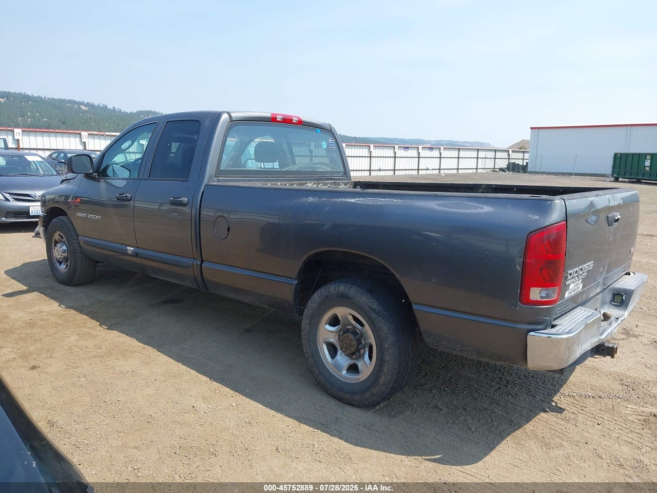 3D7KA28D03G****** · 2003 DODGE RAM 2500 SLT/LARAMIE/ST · 3/11