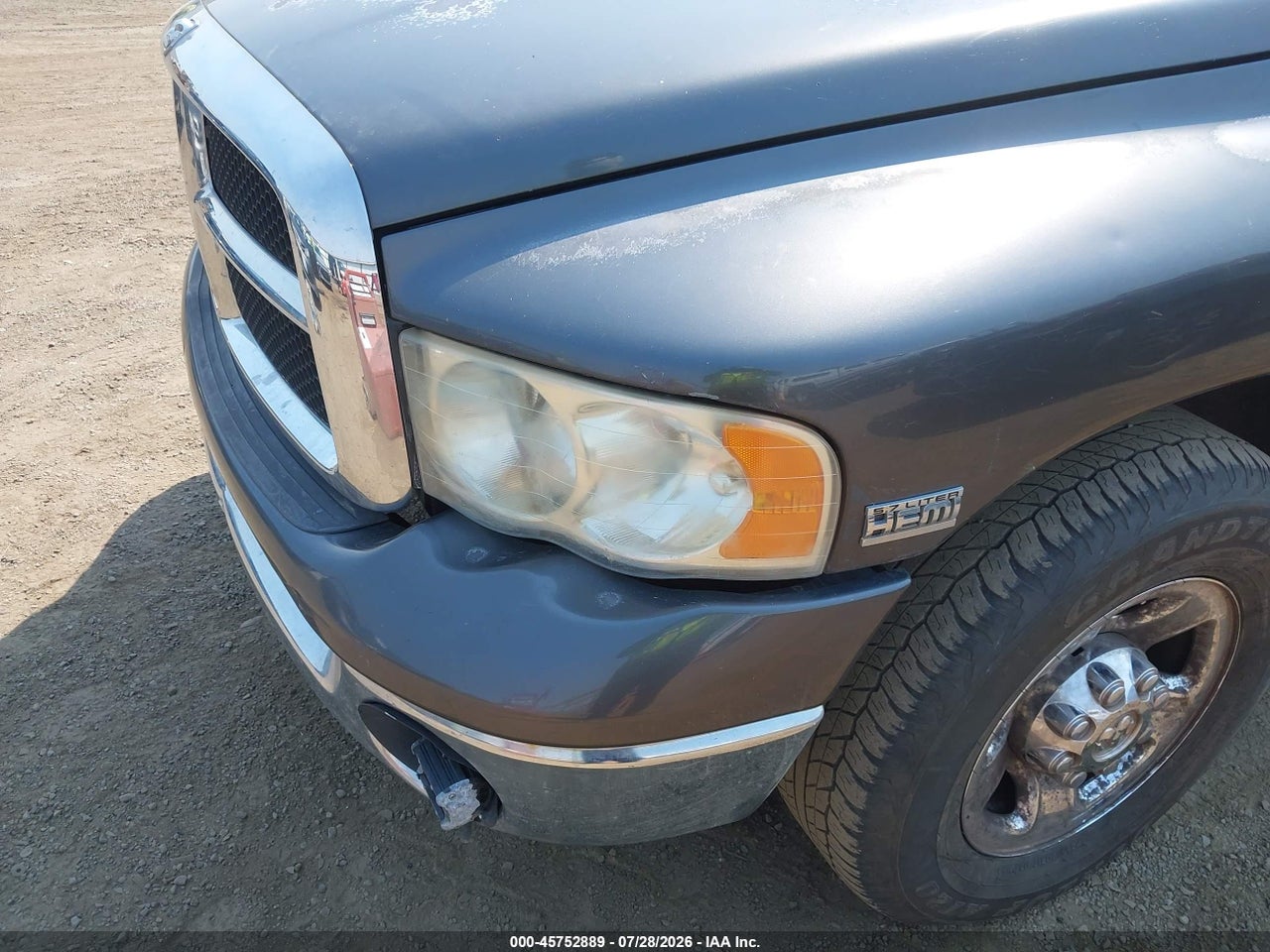 3D7KA28D03G****** · 2003 DODGE RAM 2500 SLT/LARAMIE/ST · 6/11