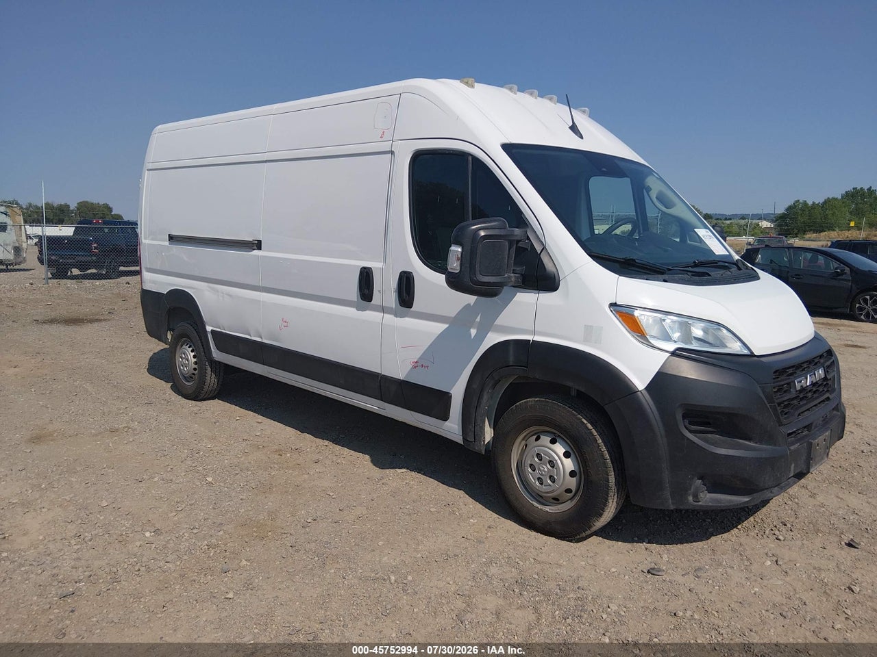 3C6LRVDG9PE****** · 2023 RAM PROMASTER 2500 HIGH ROOF 159 WB