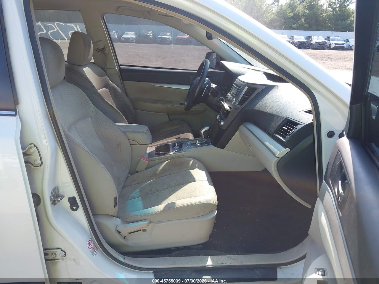 2012 SUBARU OUTBACK 2.5I PREMIUM · 5/11